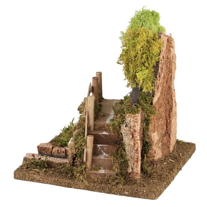 Cueva con lago efecto profundidad cm 20x20x22 h