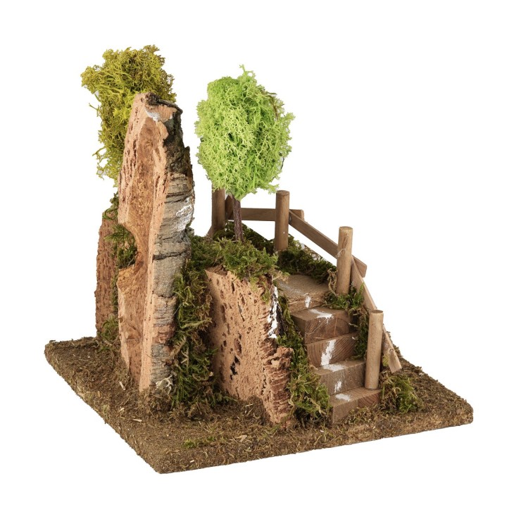 Grotta con lago effetto profondità cm 20x20x22 h
