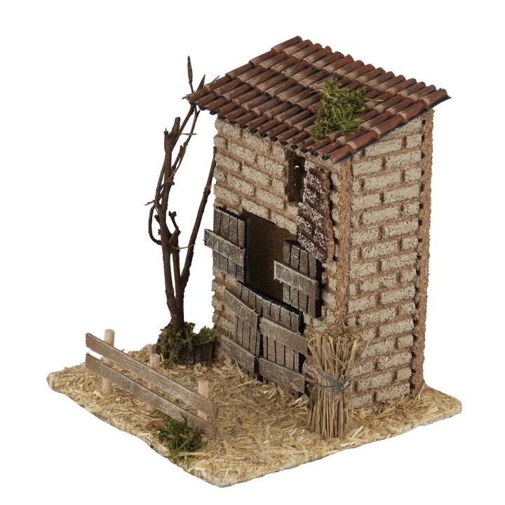 Stalla in mattoni cm 13,5x13,5x15 h