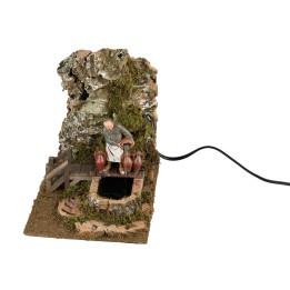 Fuente con posadero 15,5x23x19