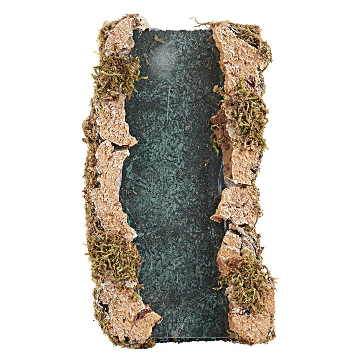 Straight river 15x8 cm