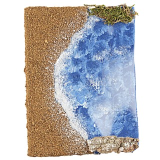 Spiaggia con mare 19x14,5 cm