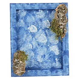 Open sea with rocks 19x15 cm