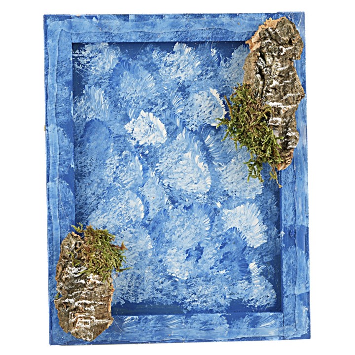 Mare aperto con scogli 19x15 cm