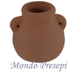 Anfora presepe cm 3 h. Accessori in terracotta