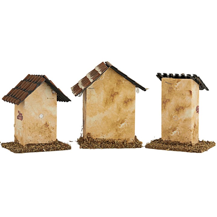 Set of 3 boxes, dimensions 7x5x10 cm (height)