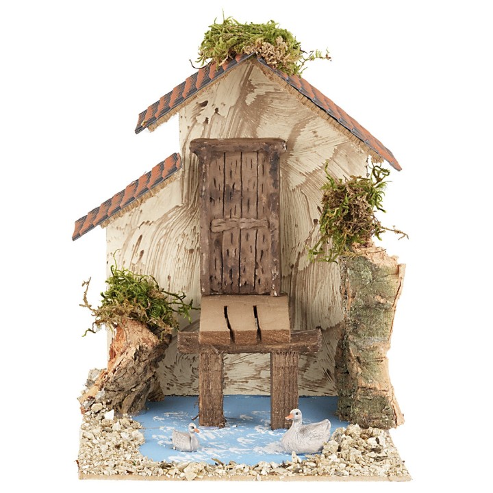 Pontile sul lago cm 17x22x21,5 h
