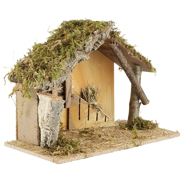 Capanna per presepe cm 32x17x23 h
