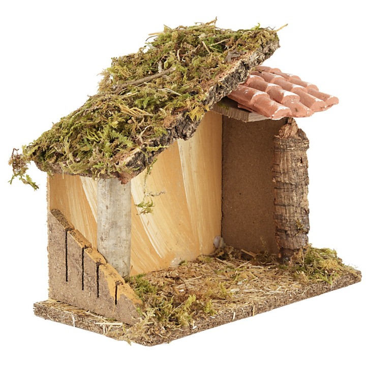 Cabaña para belén cm 23,5x12x20 h