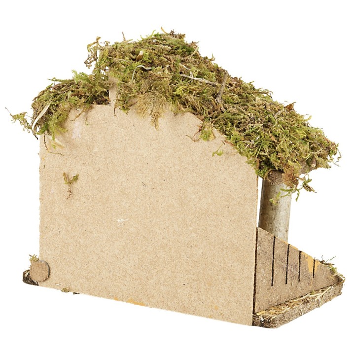 Nativity hut cm 23.5x12x20 h
