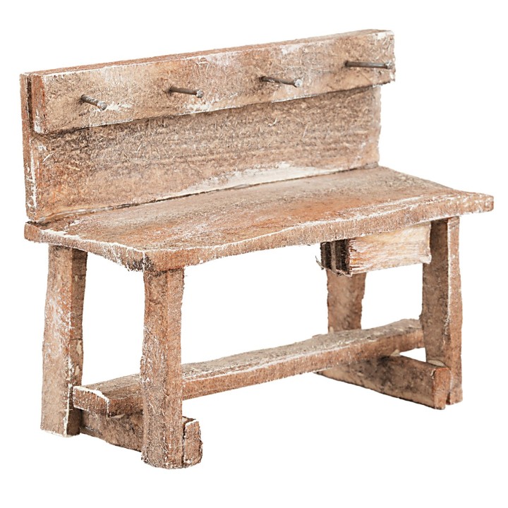 Wooden workbench for craftsmen 9x4x7.5 cm