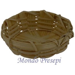 Cesto basso in vimini cm 4