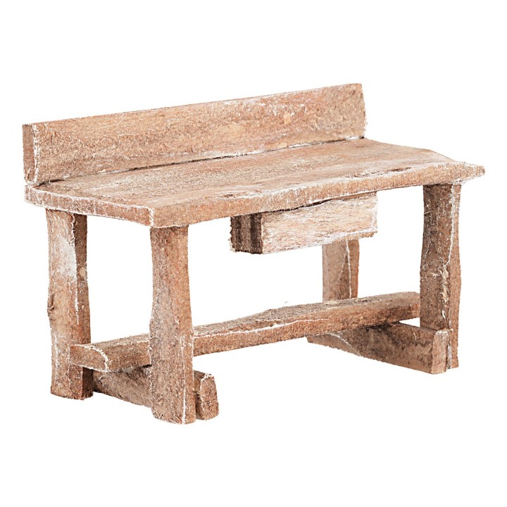 Banchetto da lavoro in legno per artigiani 5,5x2,5x3,5 cm