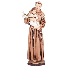 San Antonio con el niño Jesús en brazos 15 cm