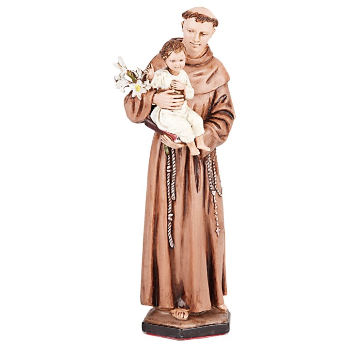 San Antonio con el niño Jesús en brazos 15 cm