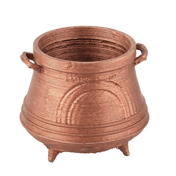 Pot with three legs cm 3.5 h