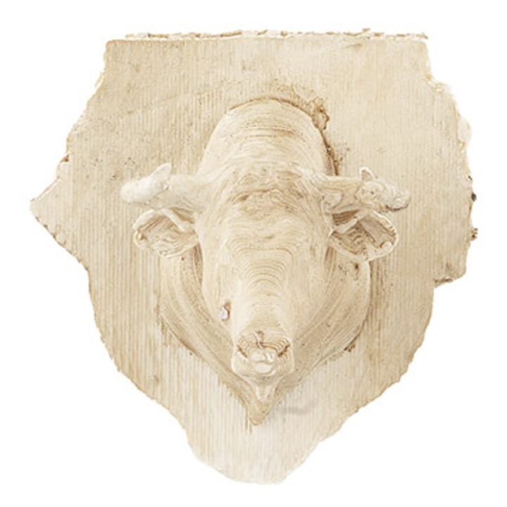 Señal con cabeza de toro 4,5 cm