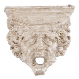 Testa di Gargoyle per fontana 4 cm