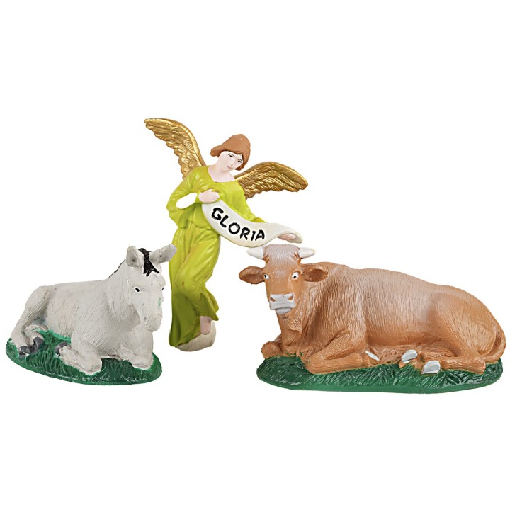Set burro buey y Ángel Gloria para Belén