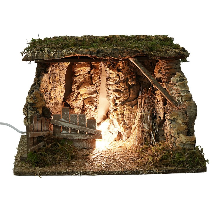 Cueva iluminada cm 39x27x25h