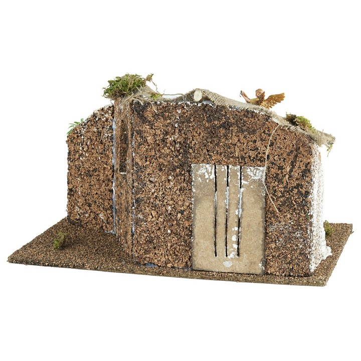 Capanna con tenda palestinese cm 46x32x26,5h