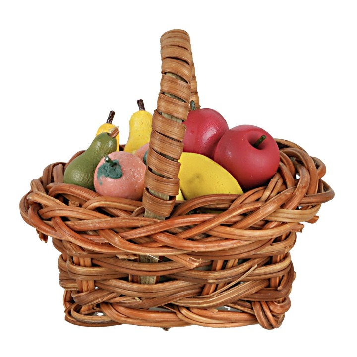 Cesta con frutas surtidas 5x4x5h cm