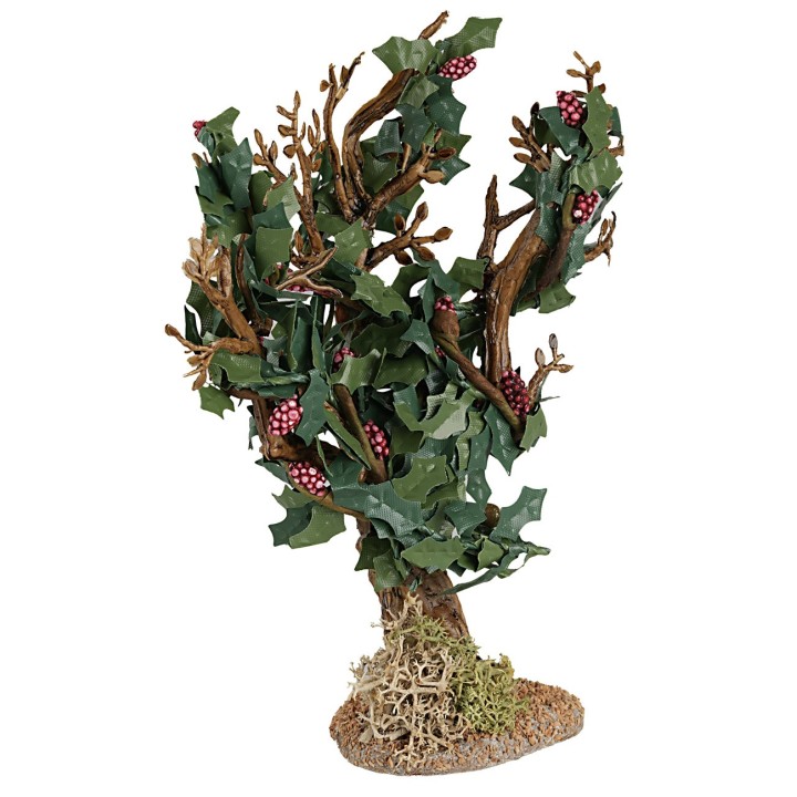 Vite con grappoli d'uva nera h 13,5 cm