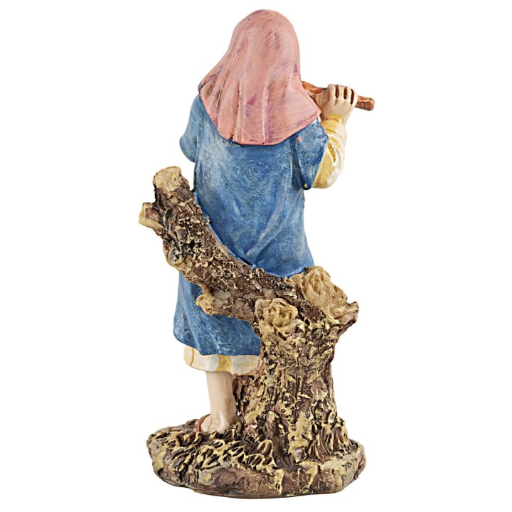 Shepherd with flute 10 cm in resin Martino Landi