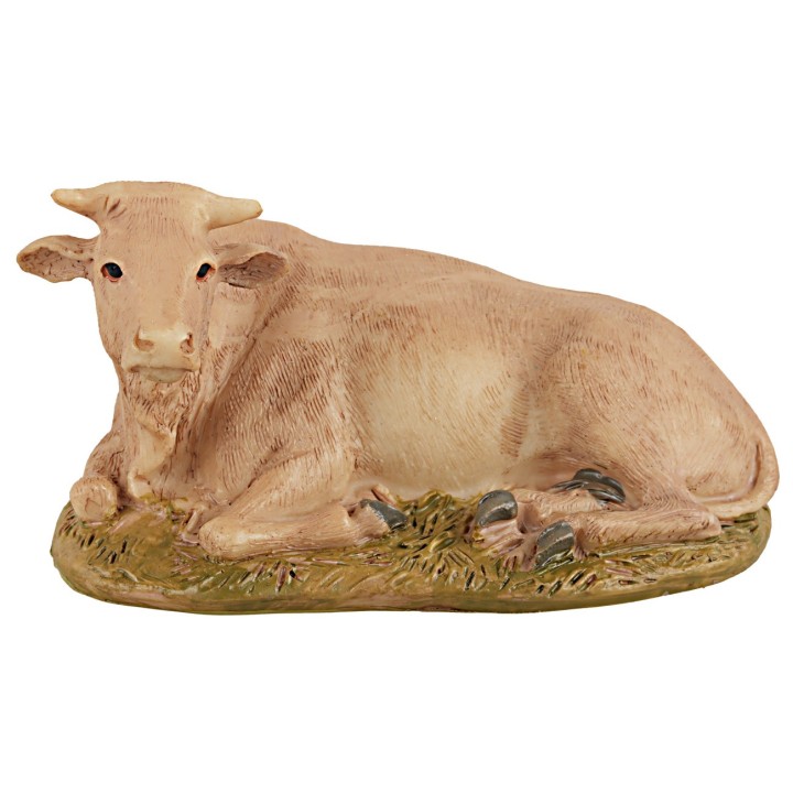 Lying ox in resin Martino Landi for 10 cm statues