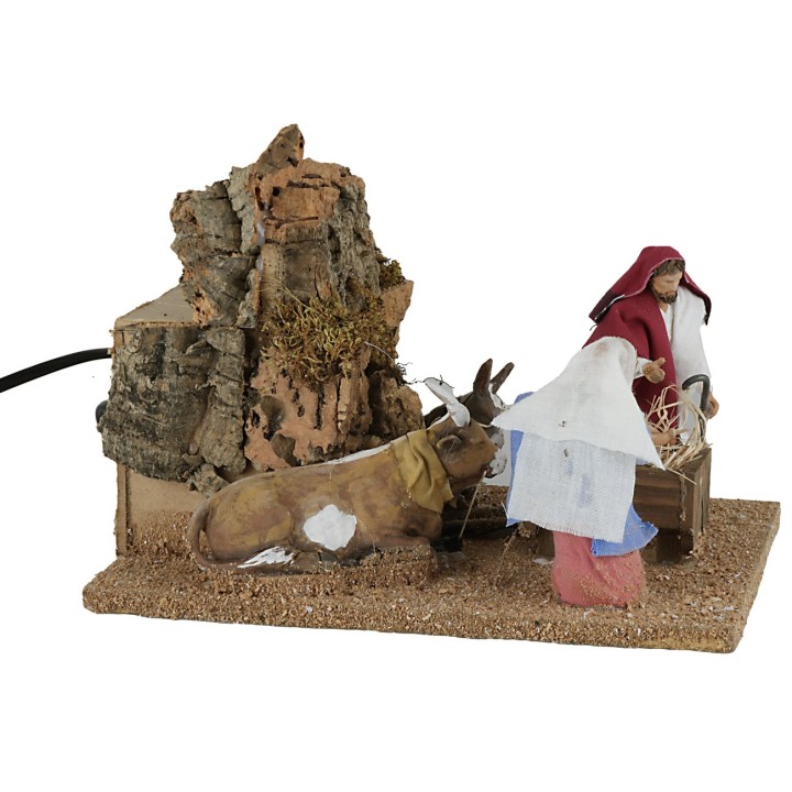 Natività 5 personaggi in movimento 10 cm