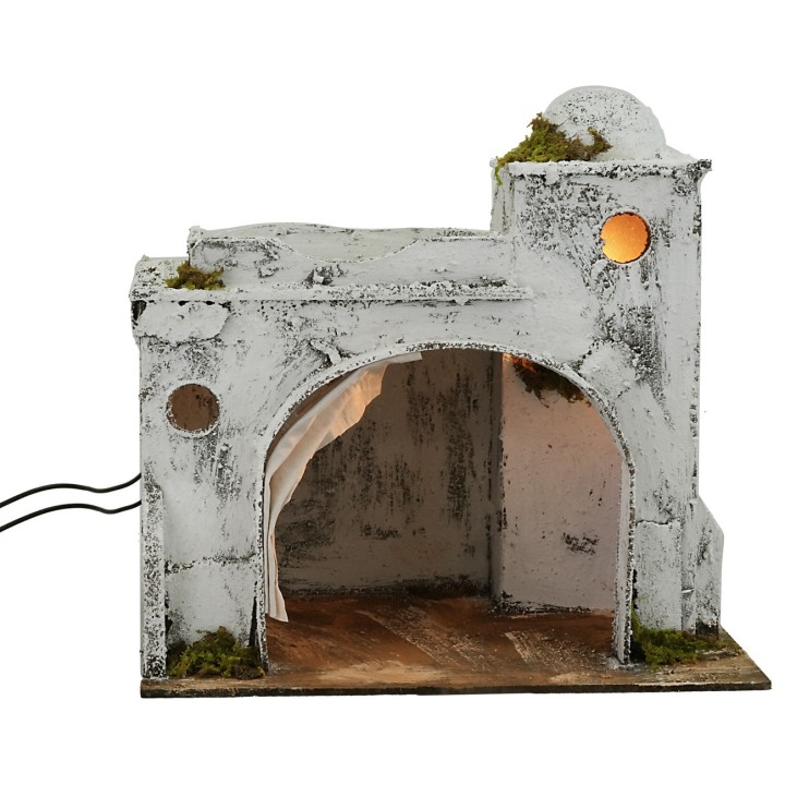 Illuminated Arab structure cm 31x20x31h