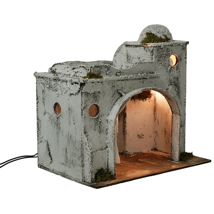 Illuminated Arab structure cm 31x20x31h