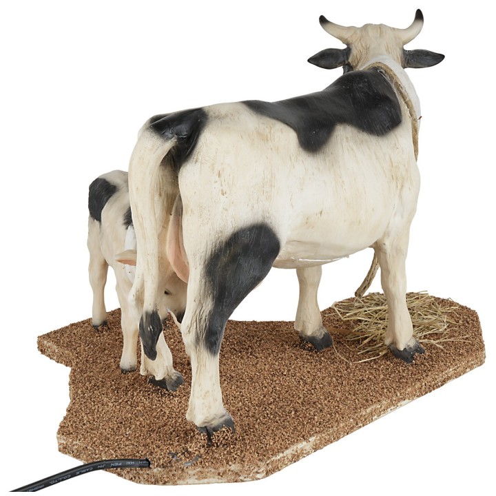Cow with calf in motion for statues 30 cm