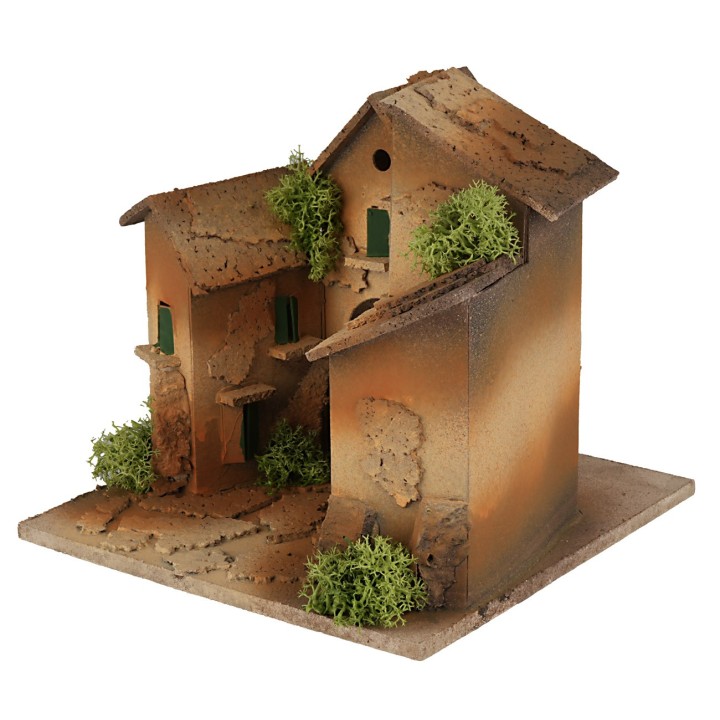 Village with central passage cm 15x15x14 h