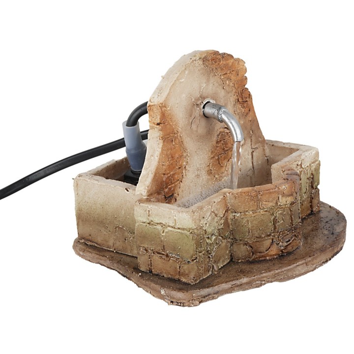 Fontana funzionante in resina cm 13x11,5x11 h