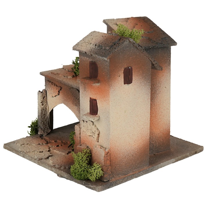 Borgo di campagna cm 15x15x14 h