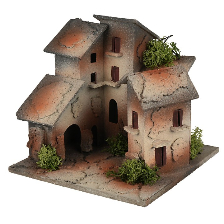 Pueblo angular cm 15x15x14 h