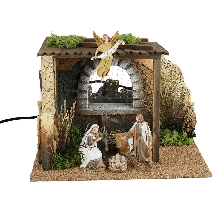 Capanna per presepe cm 30x30x21h