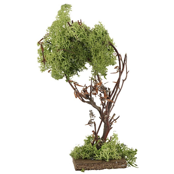 Árbol de liquen verde cm 18,5 h