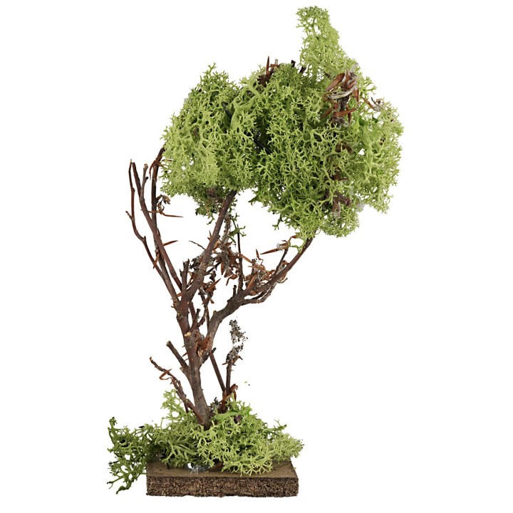 Árbol de liquen verde cm 18,5 h