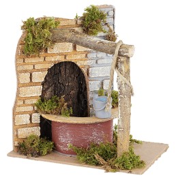 Pozzo per presepe cm 15x10x15,5 h