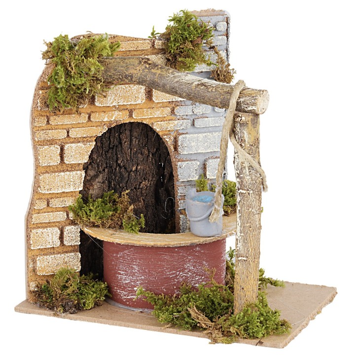 Well for nativity scene cm 15x10x15.5 h