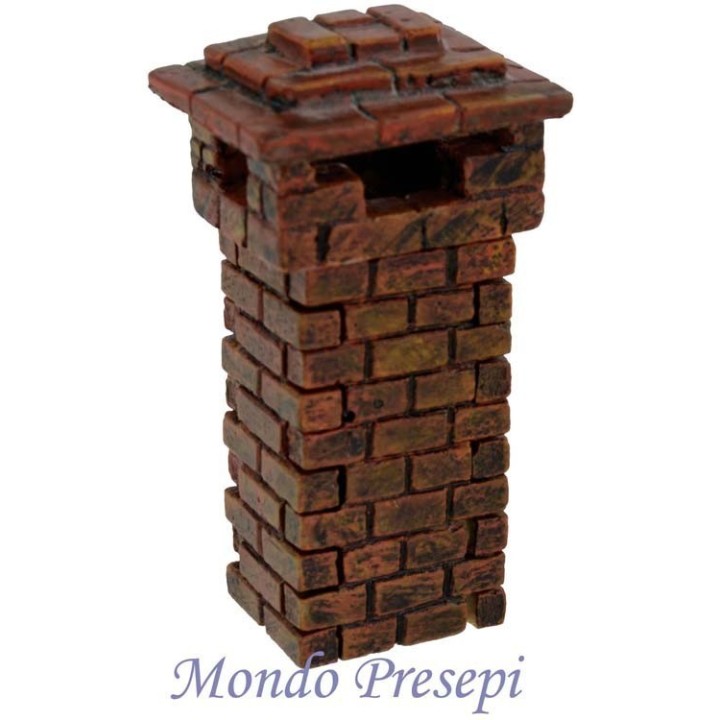 Fireplace in resin, available in various sizes: