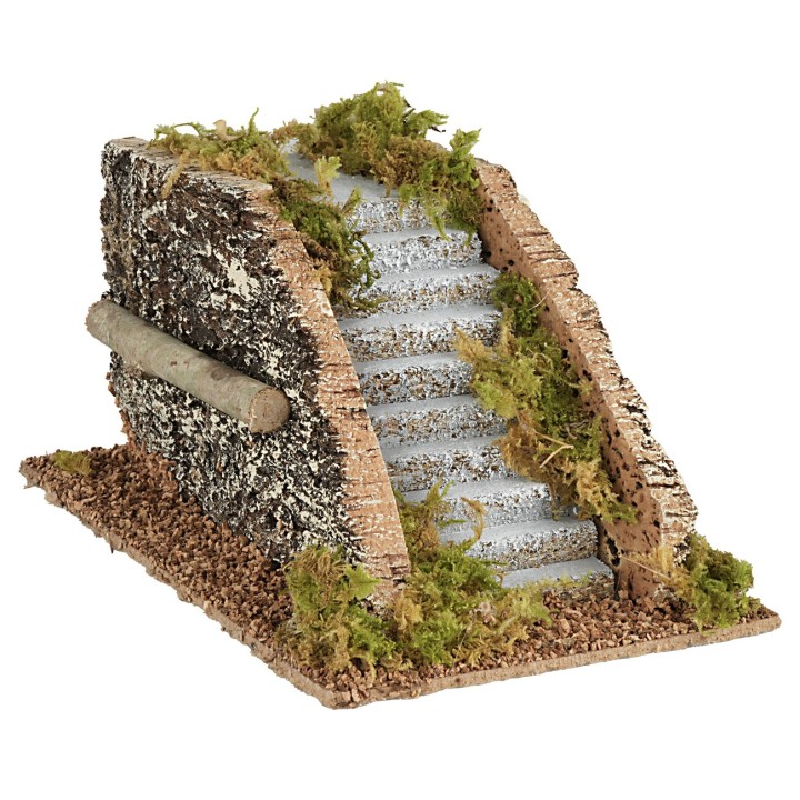 Scalinata piccola per presepe 20,5x12x10 cm