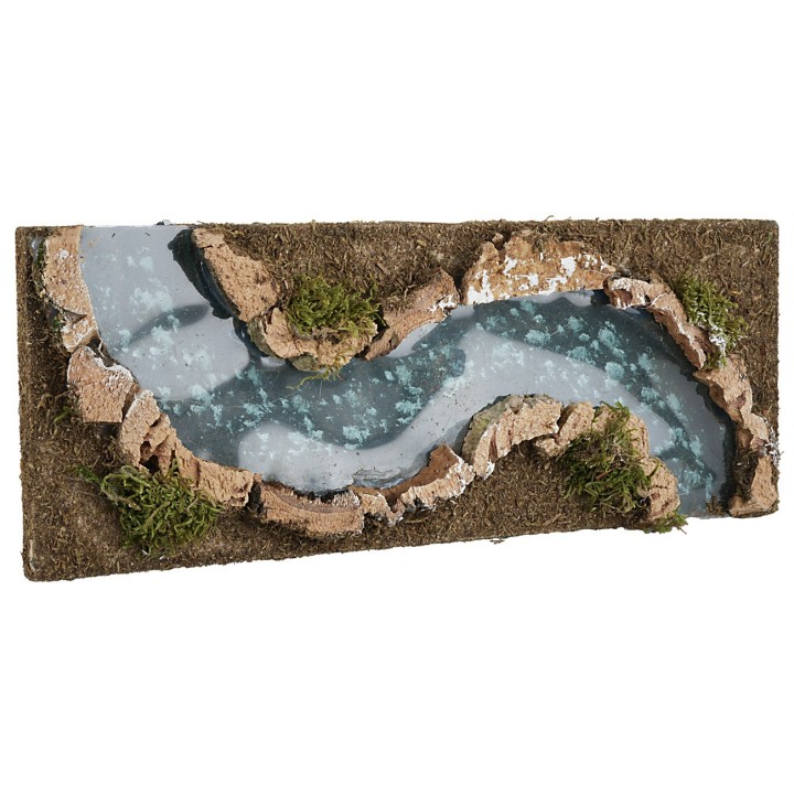 Fiume effetto profondità con curva destra cm 32x12x2 h