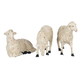 Set de 3 ovejas para estatuillas de 30 cm