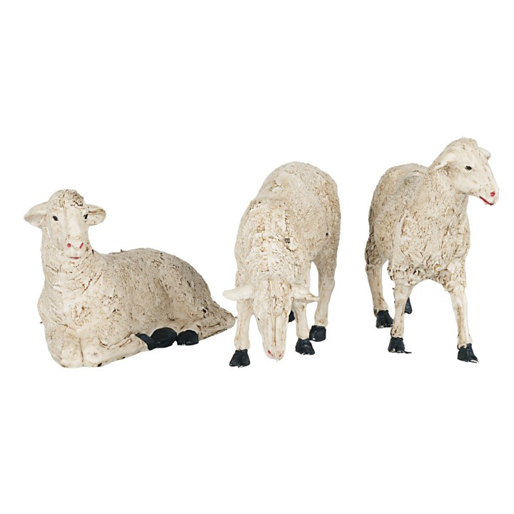 Set 3 pecore per statuine 30 cm