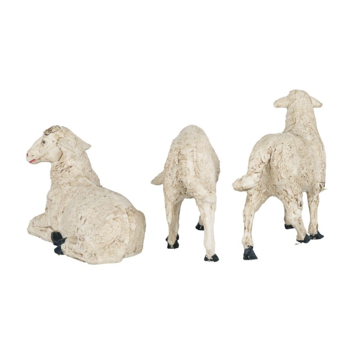 Set de 3 ovejas para estatuillas de 30 cm