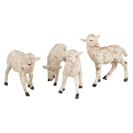 Set 4 ovejas para figuritas de 15 cm