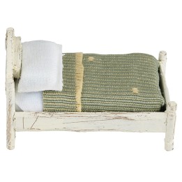 Cama blanca de una plaza cm 4x7x5 h